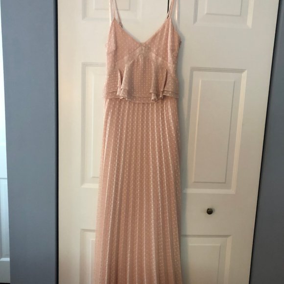 Blush Pink Tahari midi dress - Picture 4 of 4